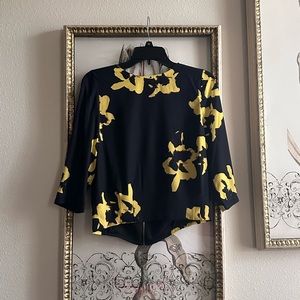 Yellow Navy Floral Set